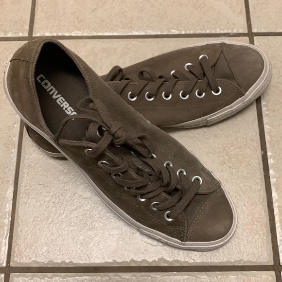 Brown Converse Low Tops